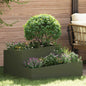 Floreira de Jardim 100 x 100 x 50 cm Aço laminado a frio