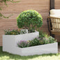 Floreira de Jardim 100 x 100 x 50 cm Aço laminado a frio