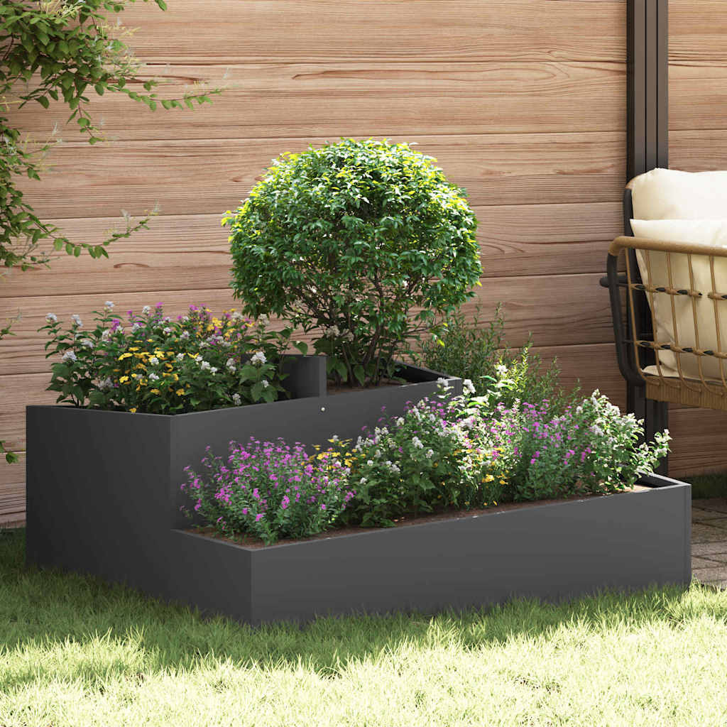 Macetero de Jardín 100 x 100 x 50 cm Acero laminado en frío
