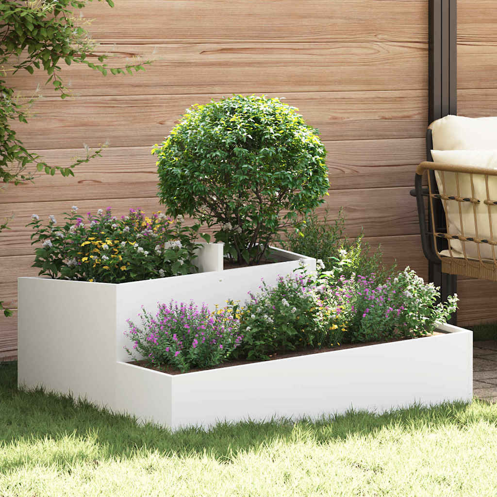 Macetero de Jardín 100 x 100 x 50 cm Acero laminado en frío