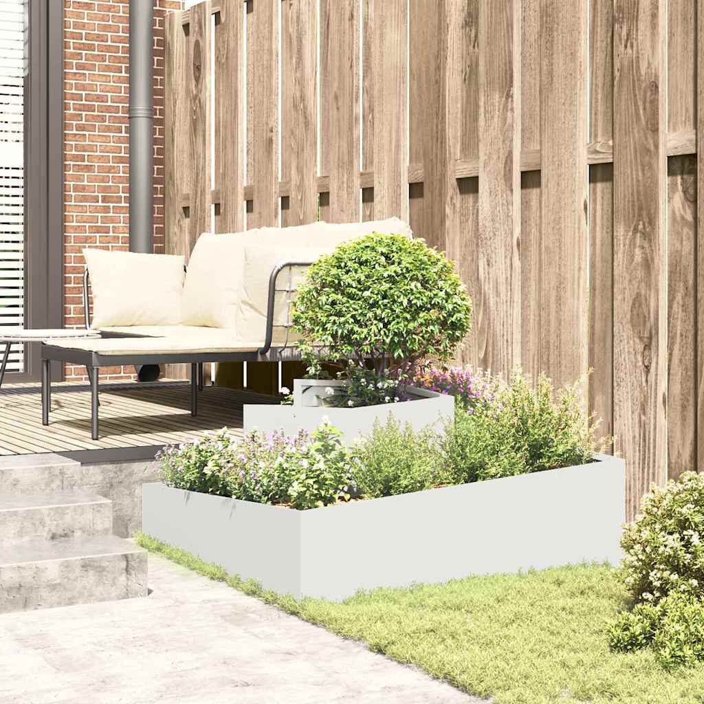 Macetero de Jardín 100 x 100 x 50 cm Acero laminado en frío