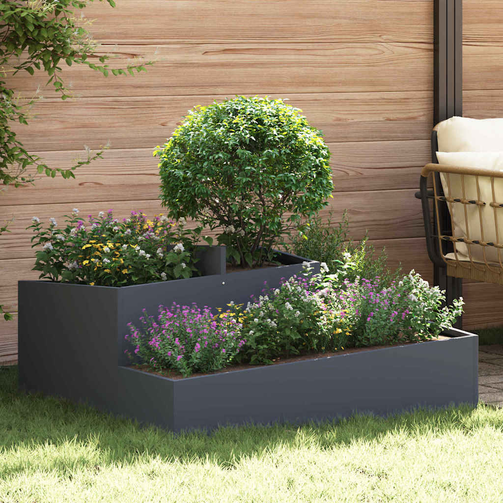 Macetero de Jardín 100 x 100 x 50 cm Acero laminado en frío
