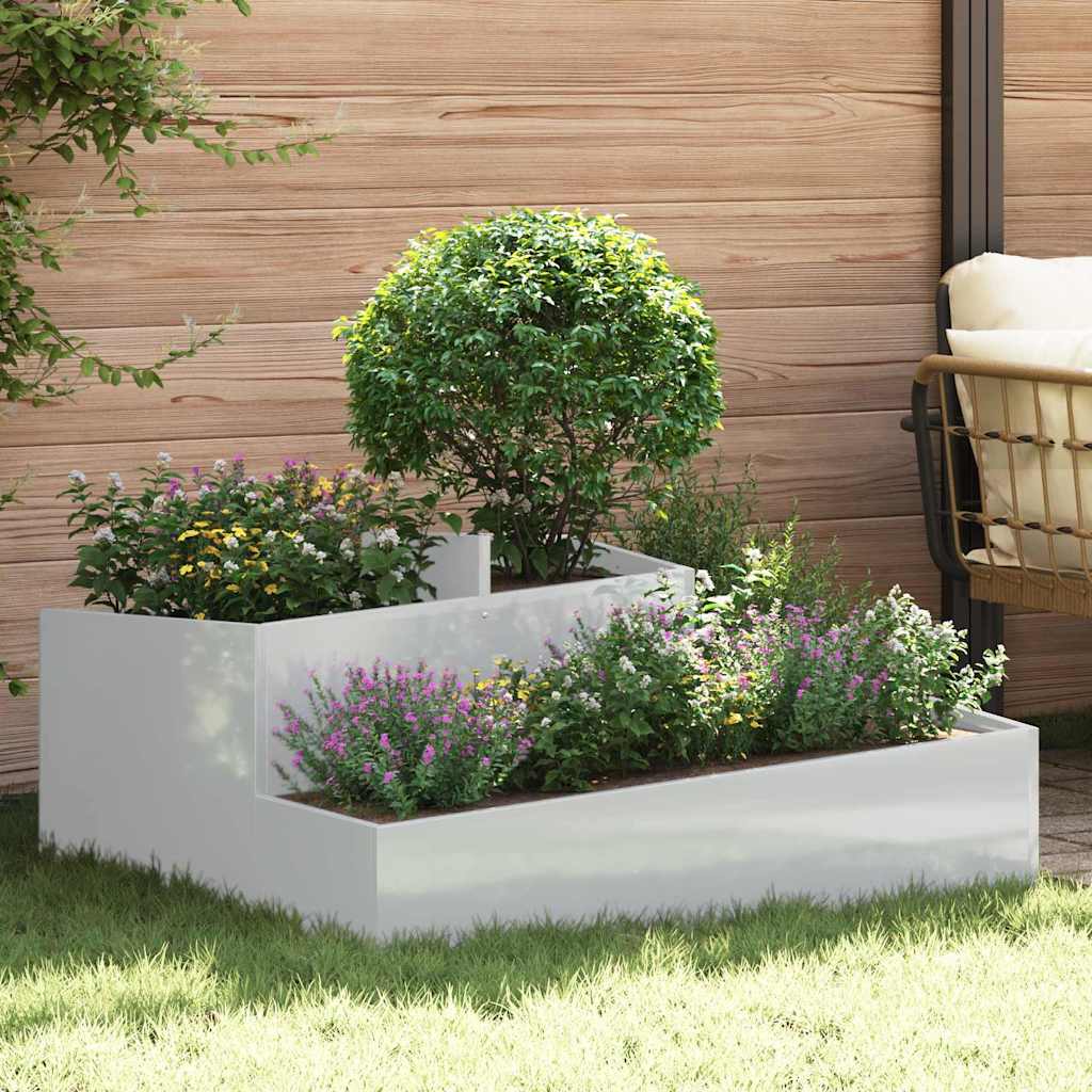 Macetero de Jardín 100 x 100 x 50 cm Acero laminado en frío