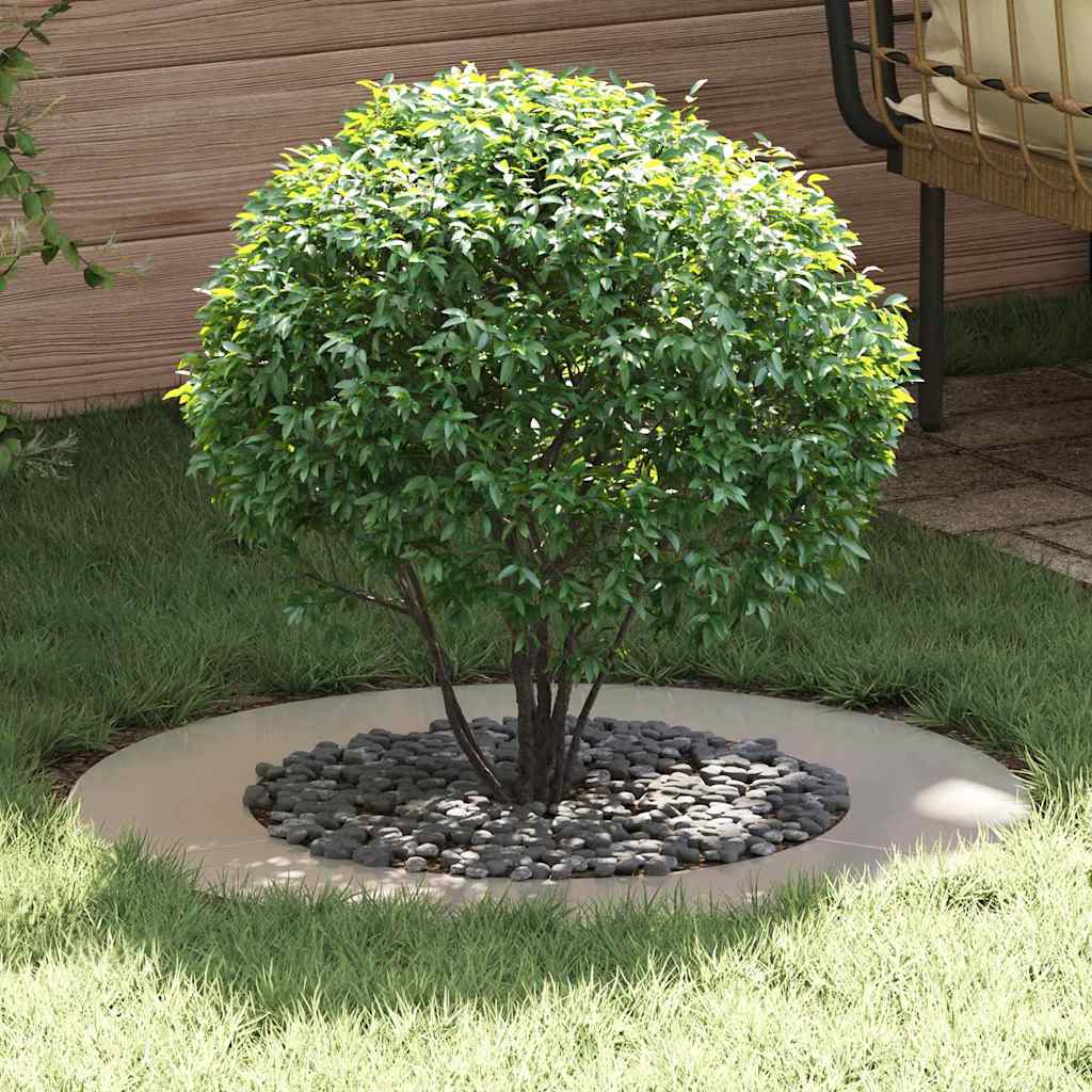 adecuado para Anillo de Árbol Plano Antracita Ø30 / 60 cm Acero