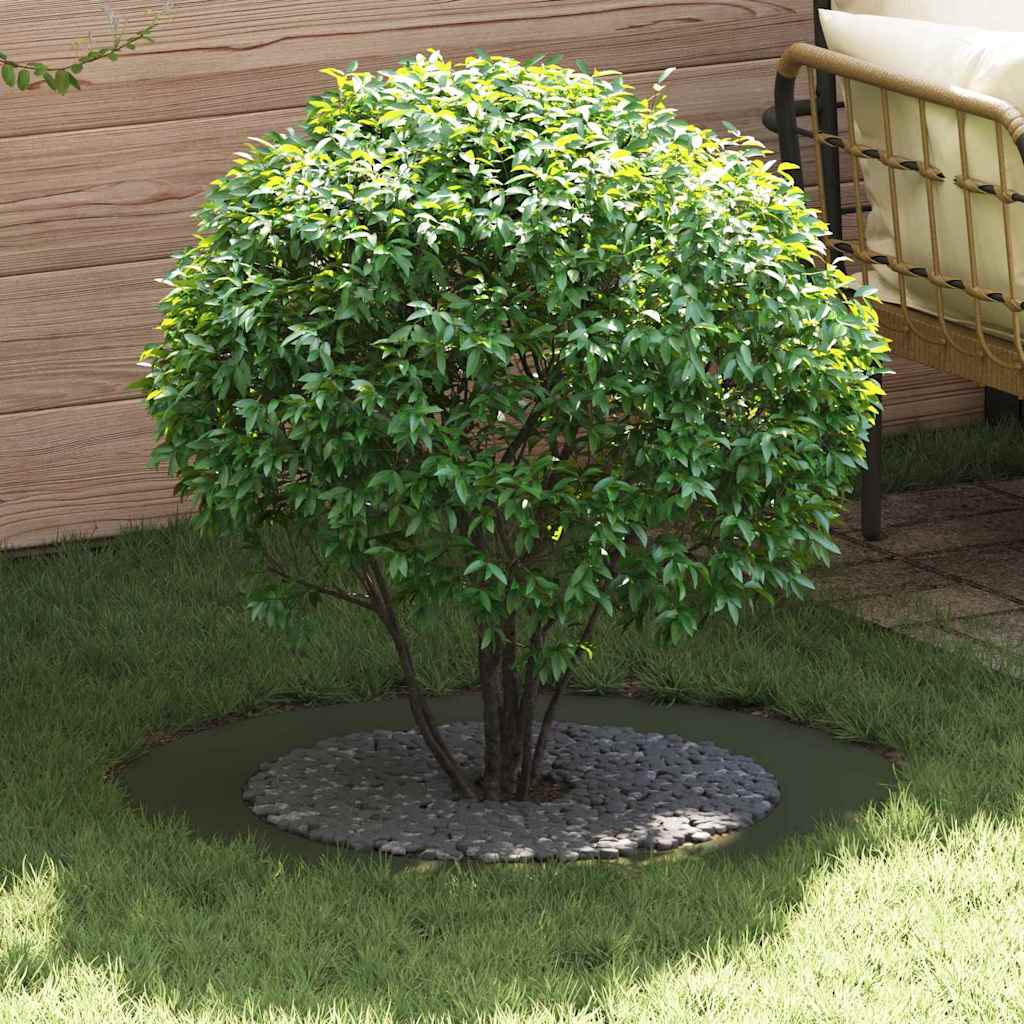 adecuado para Anillo de Árbol Plano Antracita Ø30 / 60 cm Acero