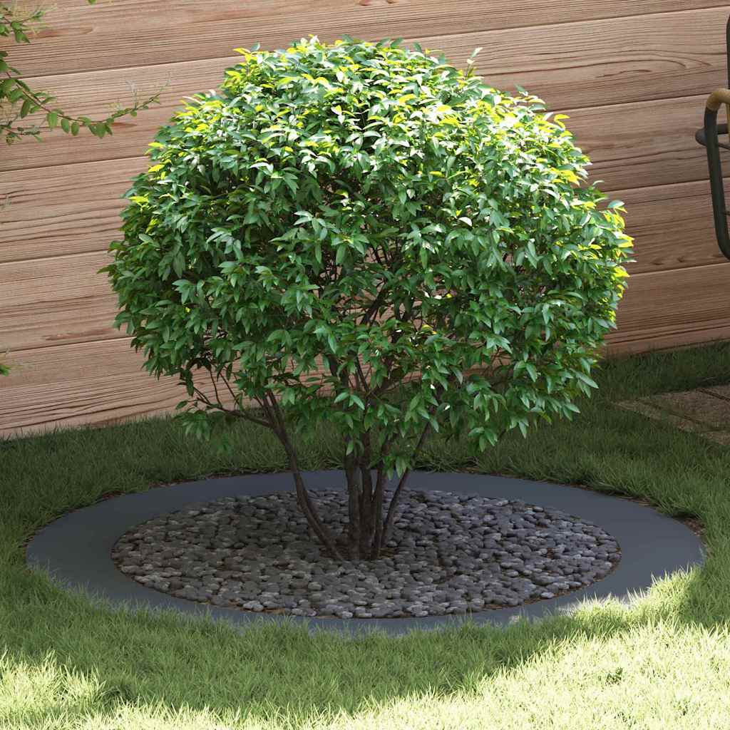adecuado para Anillo de Árbol Plano Antracita Ø30 / 60 cm Acero