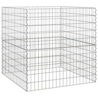 Compostador Cuadrado 100 x 100 x 100 cm Hierro