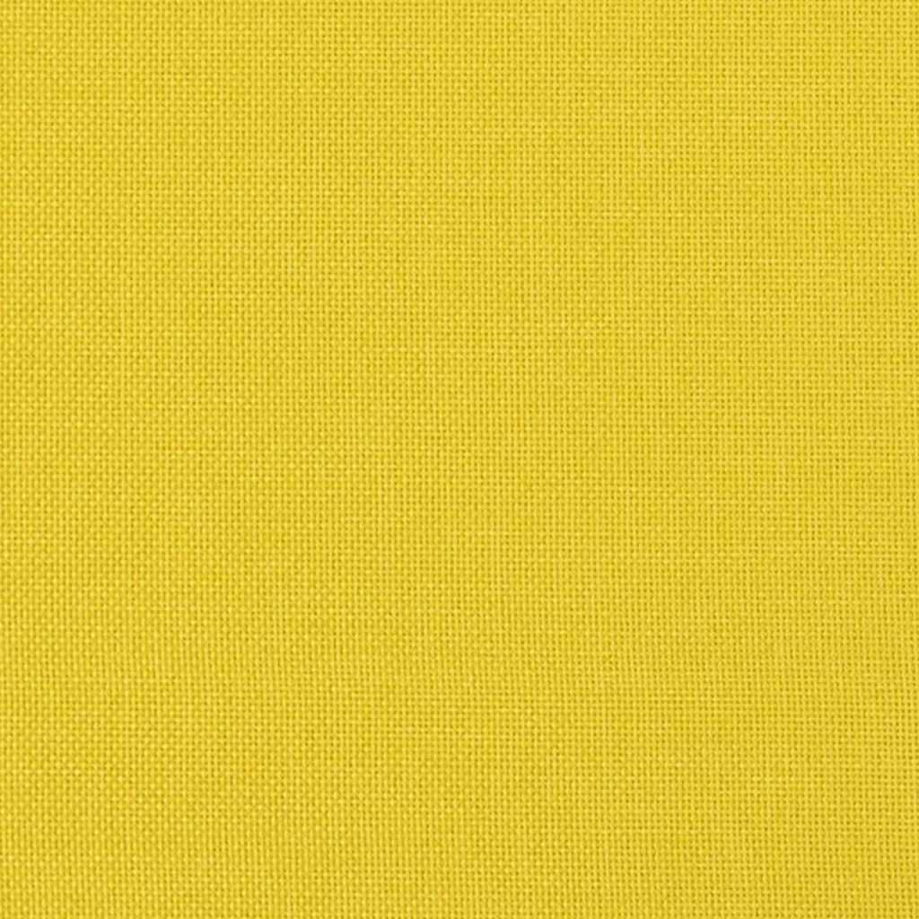 Sofa de Espalda Alta 101cm Amarillo claro tela