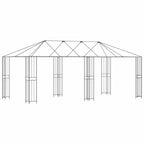 Estructura de Gazebo 6 x 3 m Negro Acero