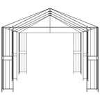 Estructura de Gazebo 6 x 3 m Negro Acero