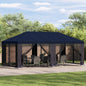 Gazebo de Jardín 6 x 3 m Amarillo Poliéster y Acero 190