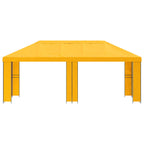Gazebo de Jardín 6 x 3 m Amarillo Poliéster y Acero 190
