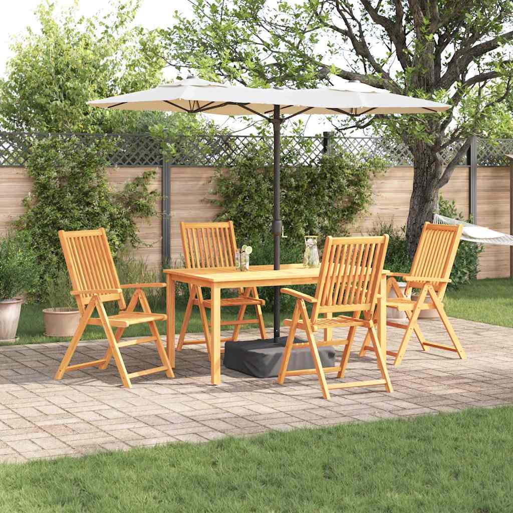 Conjunto de Comedor de Jardín 7 pcs Beige ratán sintético