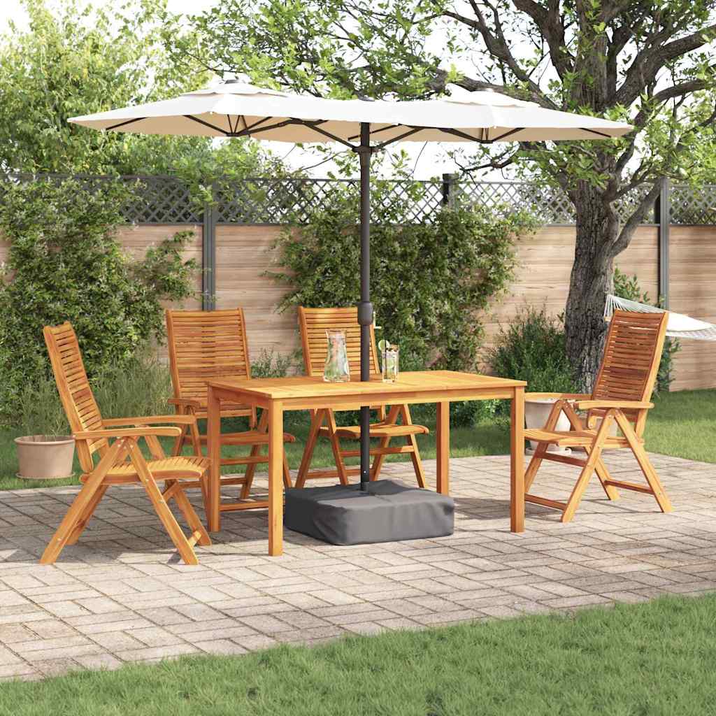 Conjunto de Jardim de Refeição 3 Peças Marrom