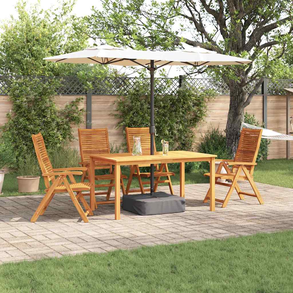 Conjunto de Jardim de Refeição 3 Peças Marrom