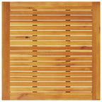Conjunto de Comedor de Jardín 3 pcs Marrón
