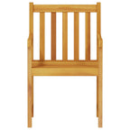 Conjunto de Comedor de Jardín 5 pcs Marrón