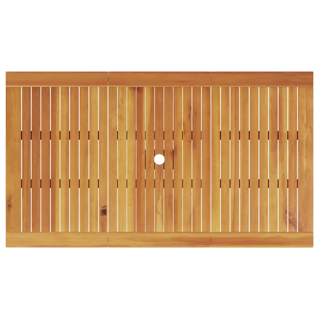 Conjunto de Comedor de Jardín 7 pcs Marrón