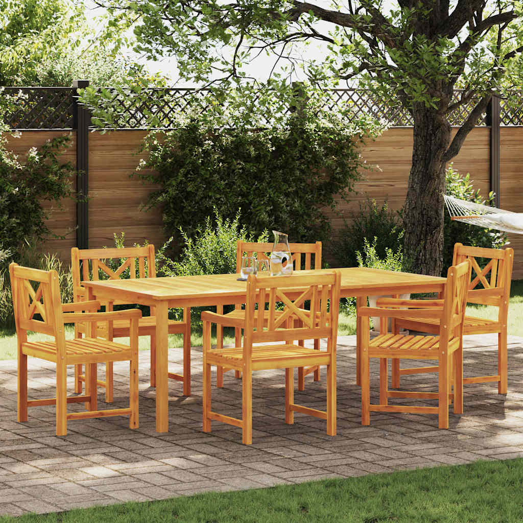 Conjunto de Comedor de Jardín 5 pcs Marrón