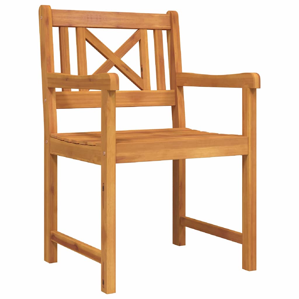Conjunto de Comedor de Jardín 3 pcs Marrón