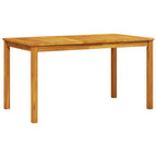 Conjunto de Comedor de Jardín 7 pcs Marrón