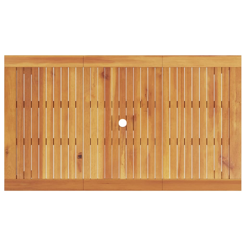 Conjunto de Comedor de Jardín 7 pcs Marrón