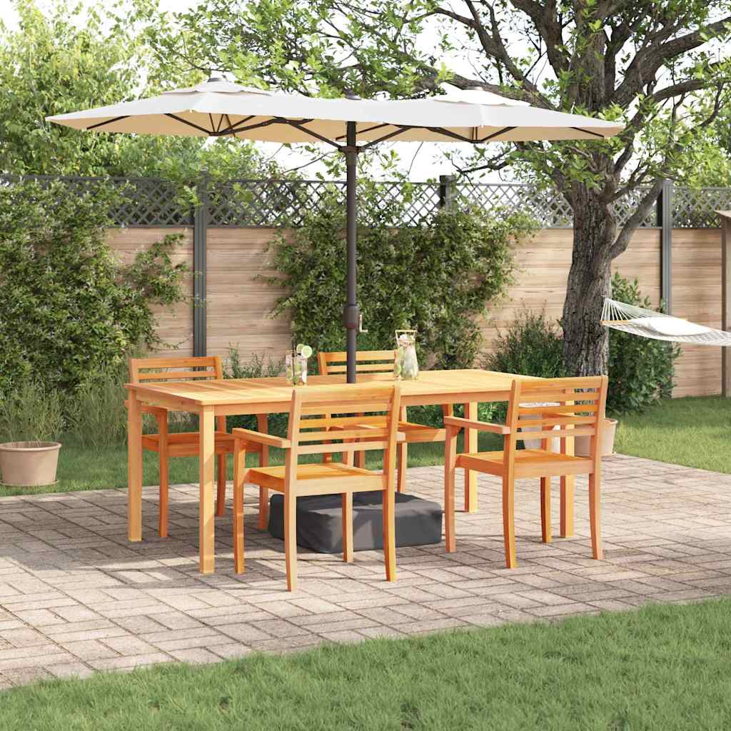 Conjunto de Comedor de Jardín 5 pcs Antracita