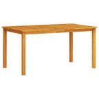Conjunto de Comedor de Jardín 5 pcs Marrón