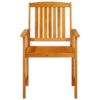 Conjunto de Comedor de Jardín 5 pcs Marrón