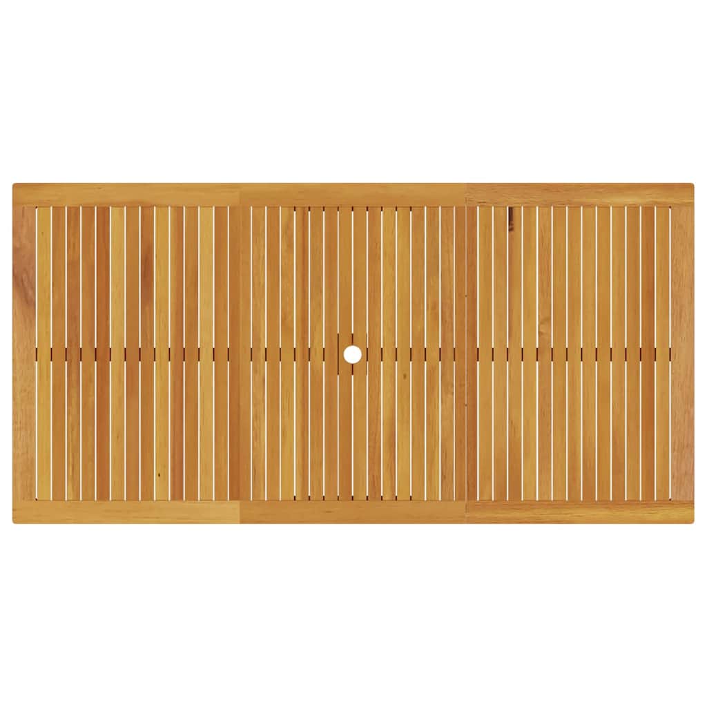 Conjunto de Comedor de Jardín 7 pcs Marrón