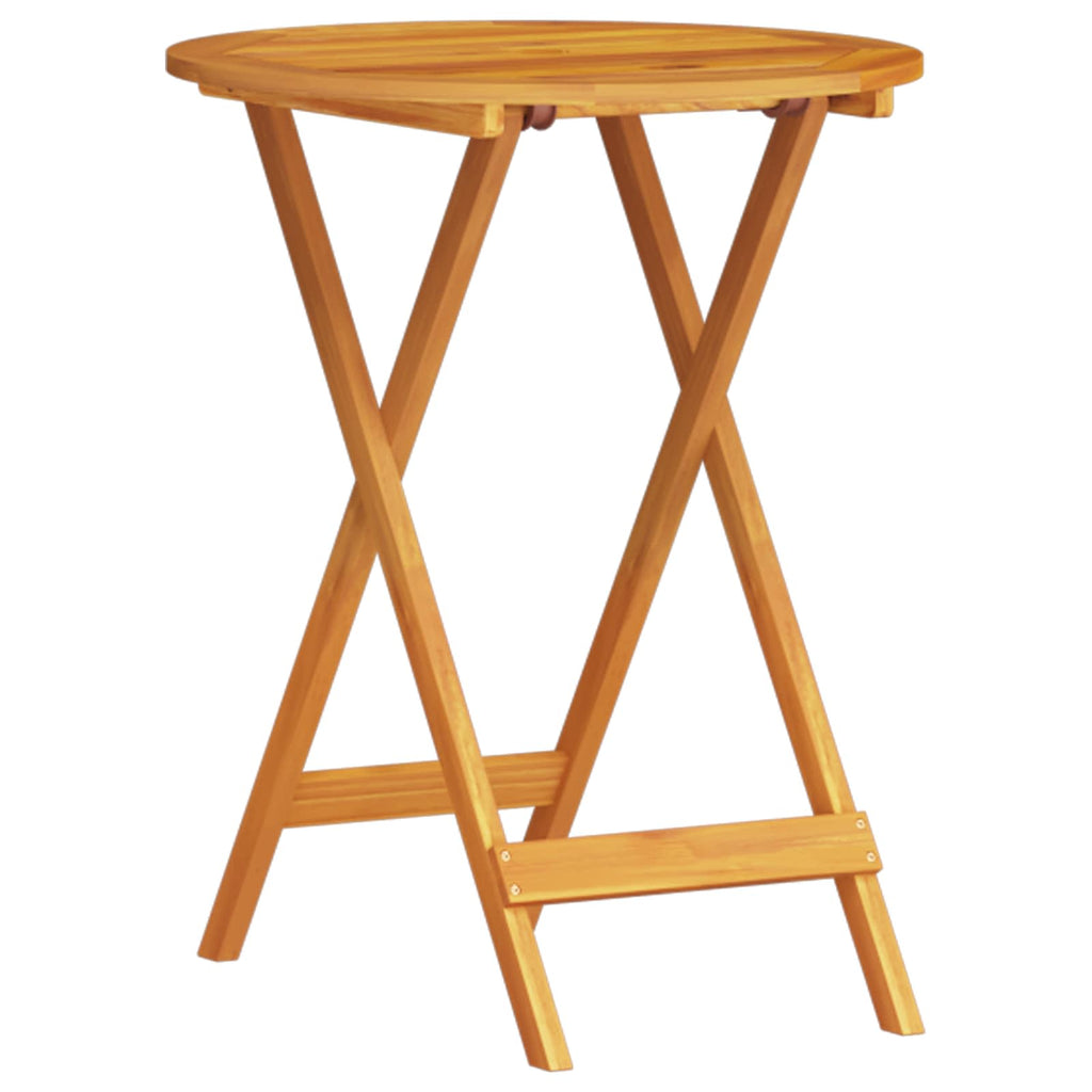 Conjunto de Bistro Plegable 3 pcs Marrón