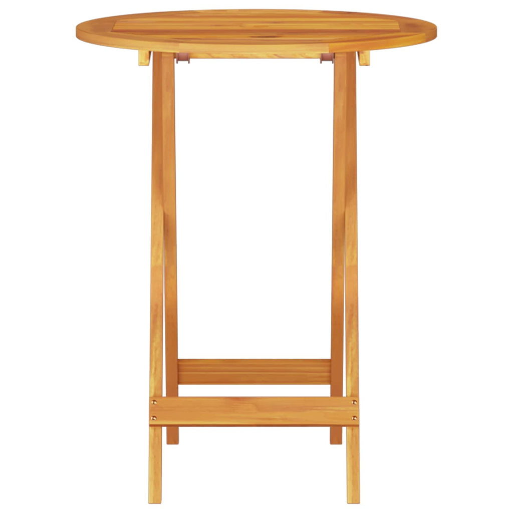 Conjunto de Bistro Plegable 3 pcs Marrón