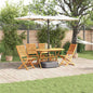 Conjunto de Comedor de Jardín 5 pcs Beige