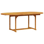 Conjunto de Comedor de Jardín 7 pcs Marrón