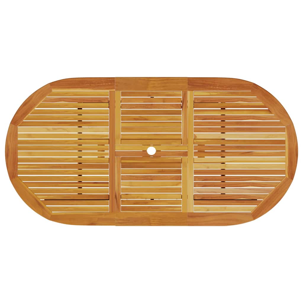 Conjunto de Comedor de Jardín 7 pcs Marrón
