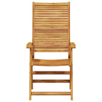 Conjunto de Comedor de Jardín 5 pcs Marrón
