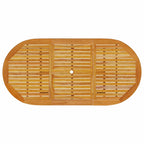 Conjunto de Comedor de Jardín 5 pcs Marrón