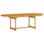 Conjunto de Comedor de Jardín 7 pcs Marrón