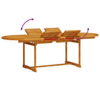 Conjunto de Comedor de Jardín 7 pcs Marrón