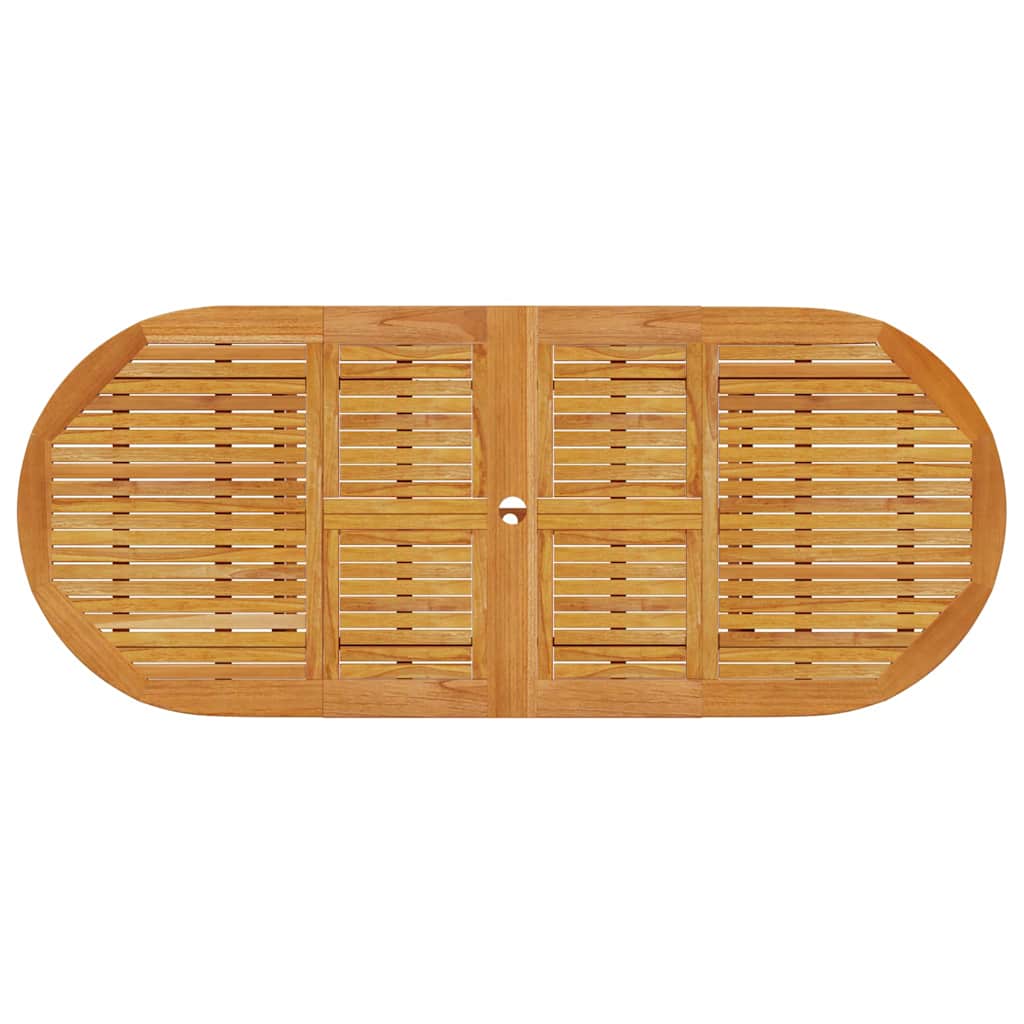 Conjunto de Comedor de Jardín 7 pcs Marrón