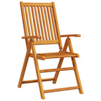 Conjunto de Comedor de Jardín 5 pcs Marrón