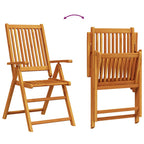 Conjunto de Comedor de Jardín 5 pcs Marrón