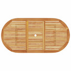 Conjunto de Comedor de Jardín 5 pcs Marrón