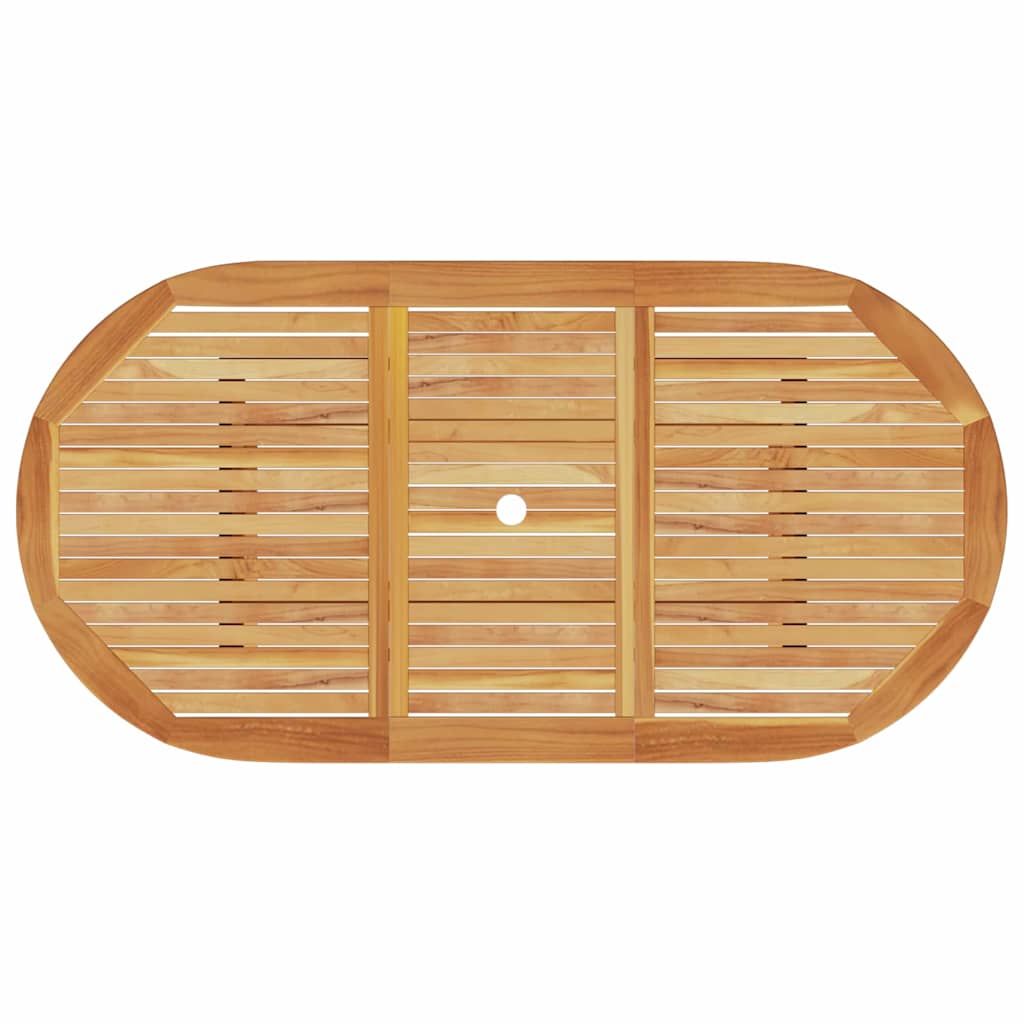 Conjunto de Comedor de Jardín 5 pcs Marrón