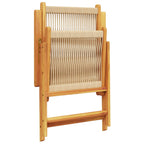 Conjunto de Comedor de Jardín 5 pcs Beige