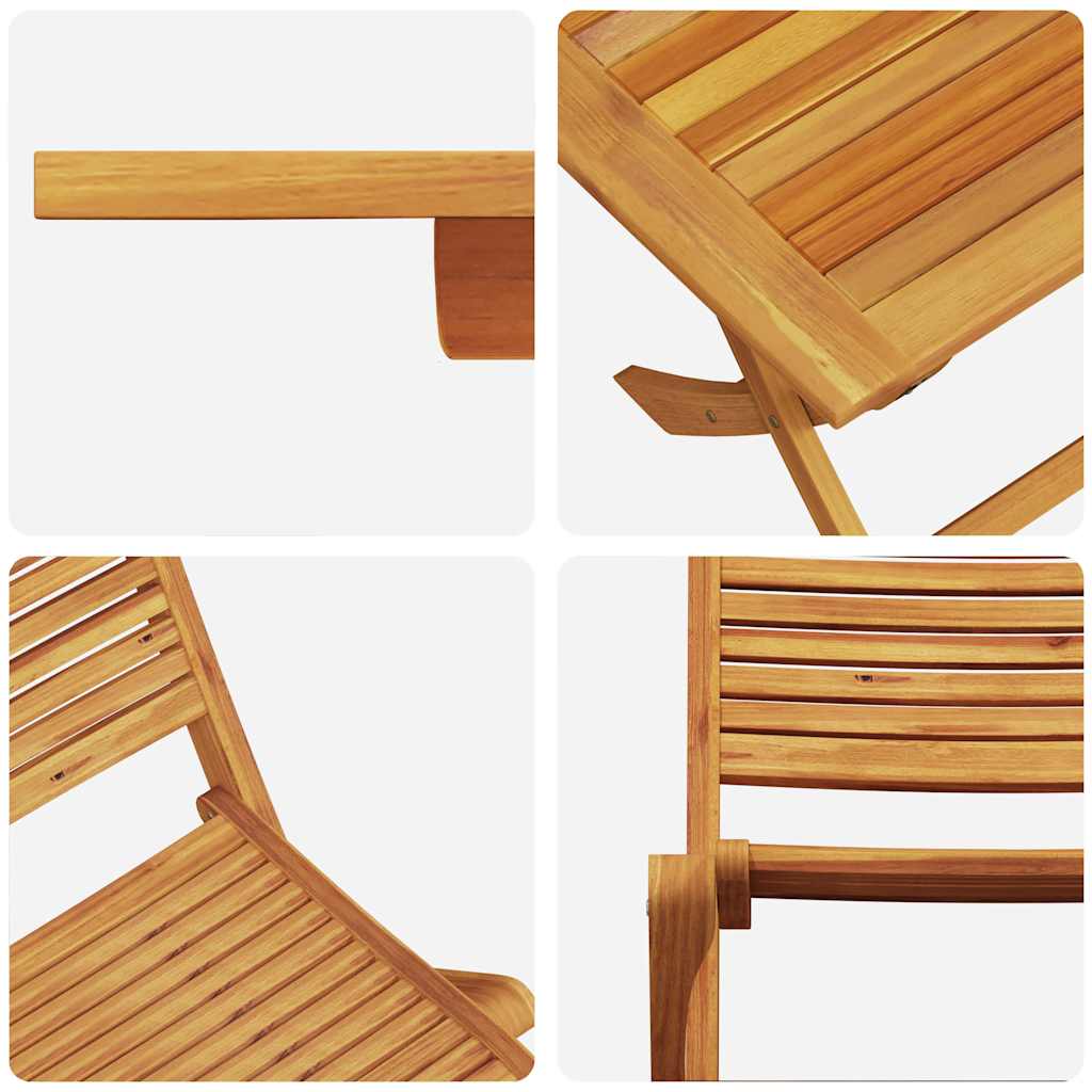 Conjunto de Comedor de Jardín 5 pcs Marrón