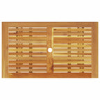 Conjunto de Comedor de Jardín 5 pcs Marrón