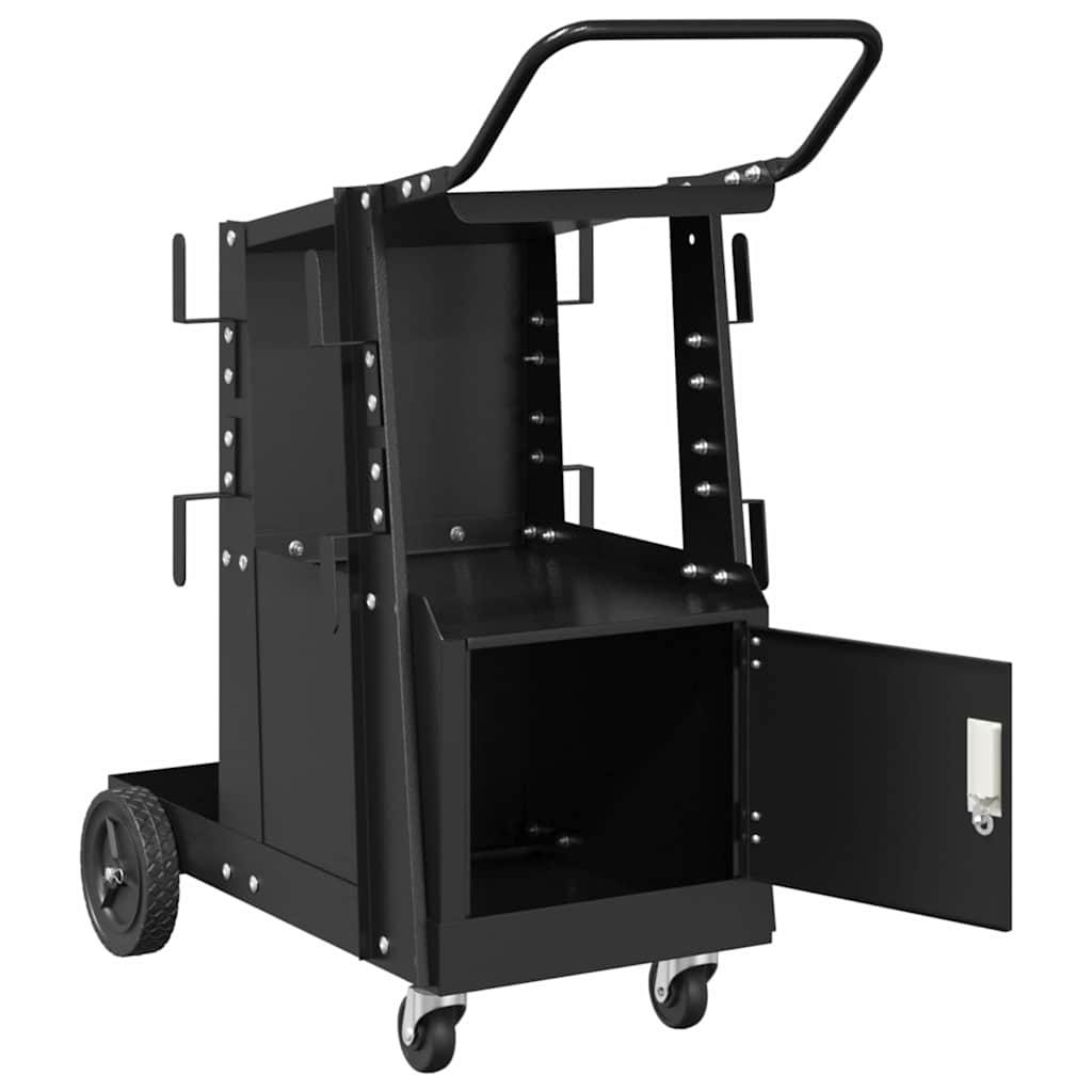 Carro de soldadura Negro 91 x 47 x 96 cm Acero