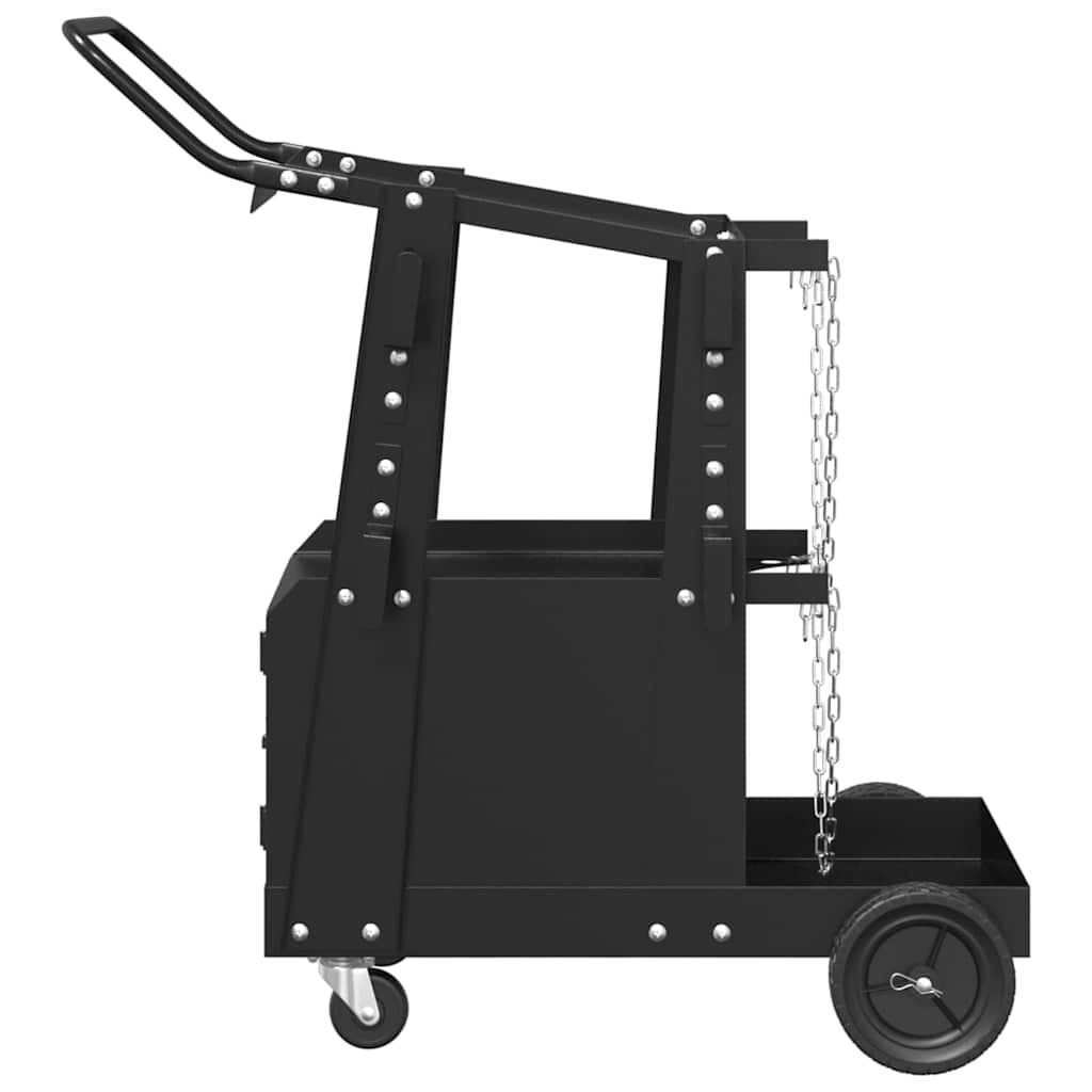 Carro de soldadura Negro 91 x 47 x 96 cm Acero