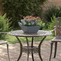 Vaso de Jardim 35 x 35 x 15 cm Aço laminado a frio